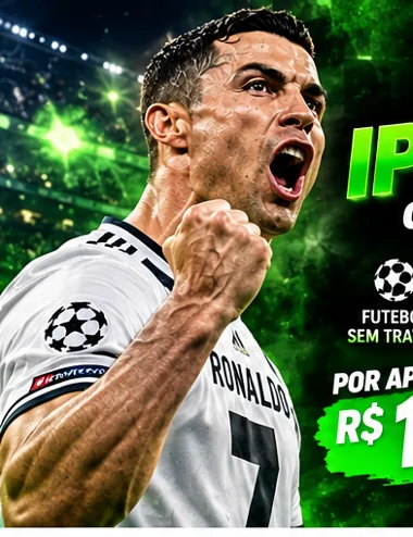 Atleta de futebol em arte promocional ilustrativa